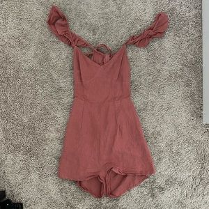 UO Tie-back romper.